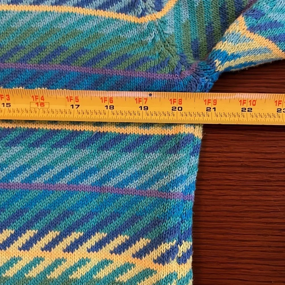 Vintage Talbots Petites Cardigan. Large petite. Spring colors.